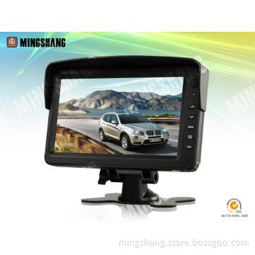 7\" Rear view monitor with 3CH AV in and Monitor Stand
